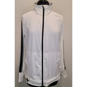 NWT Tangerine White/Black Stripe Active Track Jacket – Women’s M, Athleisure